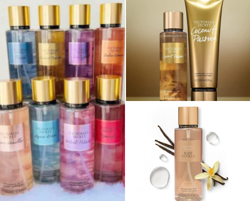 Victoria's Secret Mist cover photo collage