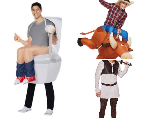 Funny halloween costumes cover photo collage