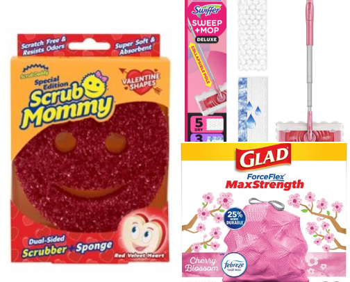 Valentine’s Day Cleaning Tools cover photo collage
