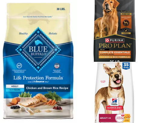 pet food cover photo collage