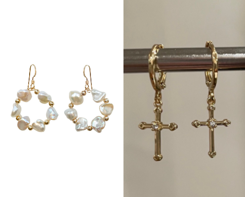 jewelry pieces cover photo collage