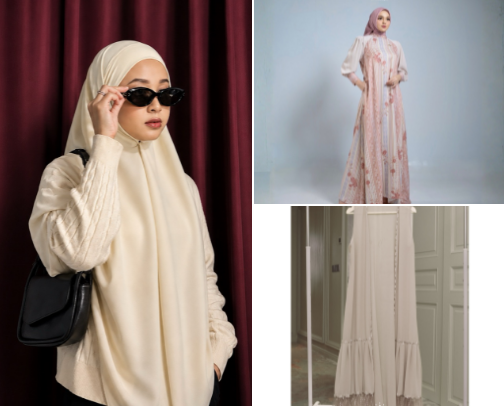Fashion Rekomendasi ke pengajian untuk muslimah cover photo collage