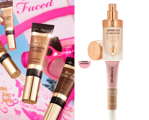 Foundation & skin tints cover photo collage