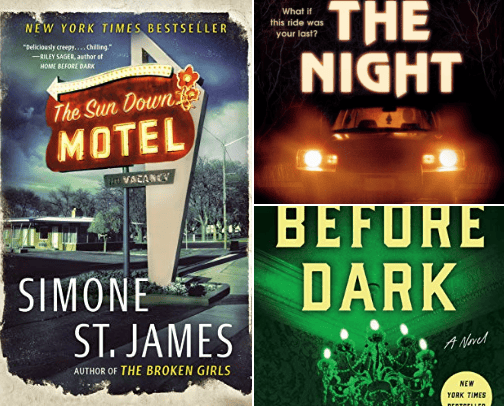 THRILLER BOOKS cover photo collage