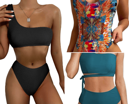 Swimming cover photo collage