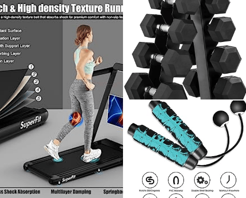 Health and Fitness cover photo collage
