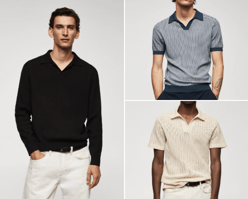 Polo T-shirt cover photo collage