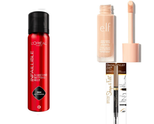 Budget friendly health and beauty products cover photo collage