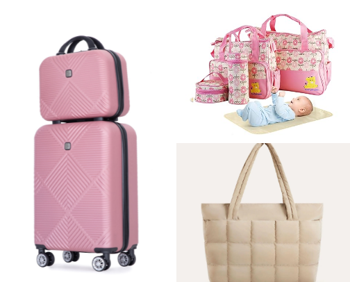 Bags and Luggage accessories cover photo collage