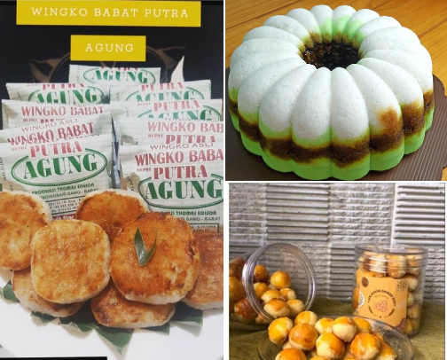 "Indonesian Snacks: Unique Flavors from Various Regions in Indonesia" cover photo collage