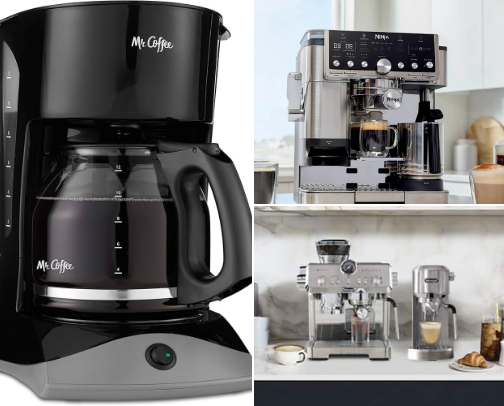 This page runs on coffee and real life! cover photo collage