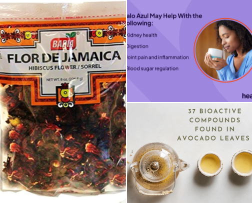 Teas, Herbs, Natural Remedies cover photo collage