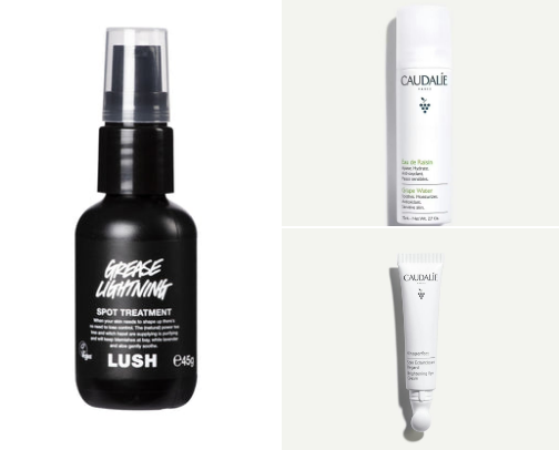 Skincare Products for Dry Skin cover photo collage