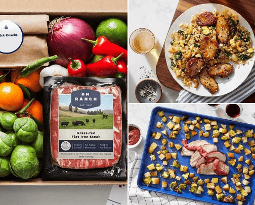 Blue Apron cover photo collage