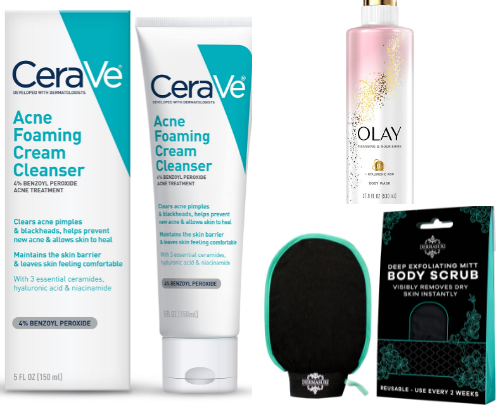 Helps with Acne and Brightening cover photo collage