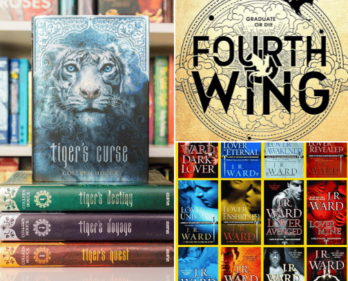 Books I loved - With spice rating 😏 cover photo collage
