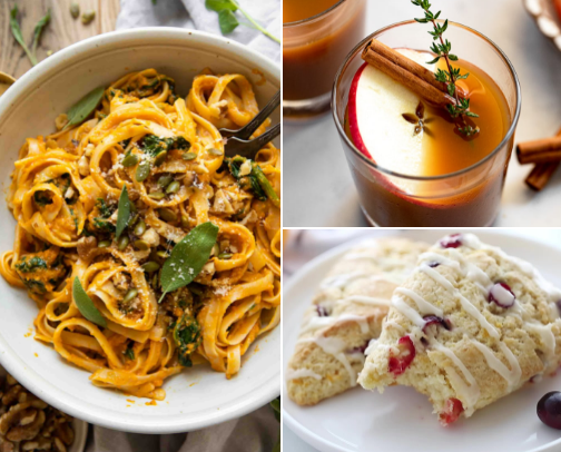 Cozy Fall Recipes The Family Will Love cover photo collage