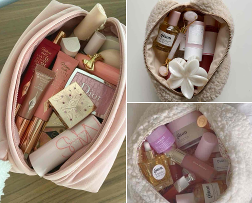 Makeup Bag Essentials💄🛍️👛 cover photo collage
