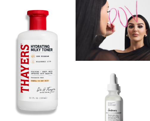 Skin care cover photo collage