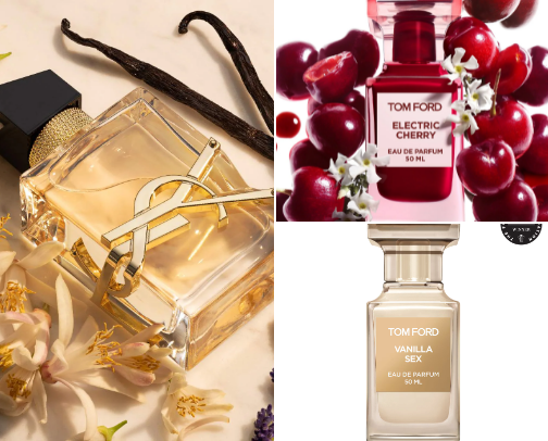 My perfumes cover photo collage