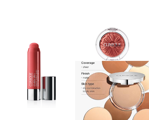 Beauty products cover photo collage