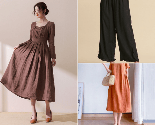 Linen Clothes are Made for Comfort!! cover photo collage