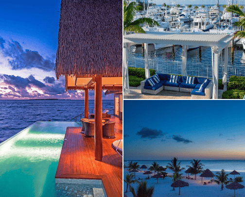 Tropical Vacations for Hot Weather Lovers cover photo collage
