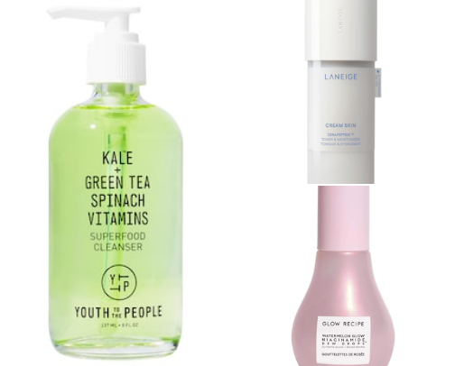 MY TOP SKINCARE RECOMMENDATIONS+! cover photo collage