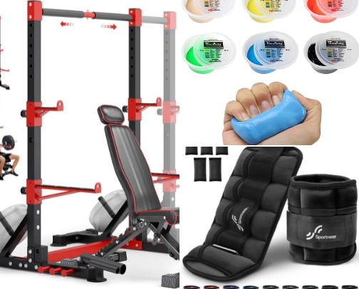 At home physical therapy and rehab cover photo collage