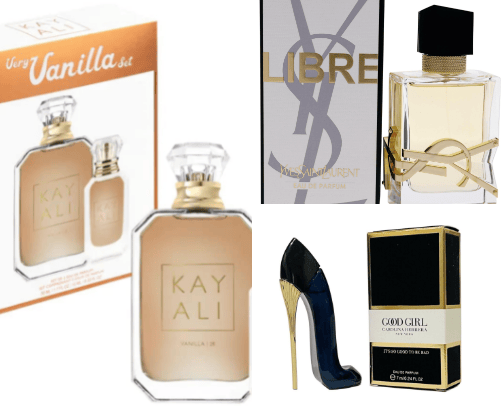 Parfume cover photo collage