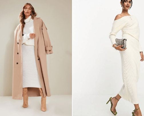Chic winter outfits cover photo collage