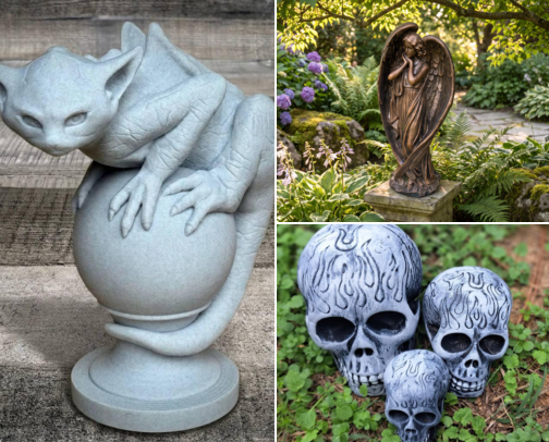 I Added These and My Garden Felt Like Walking Through a Graveyard cover photo collage