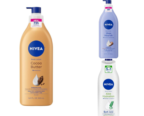 Nivea Products cover photo collage
