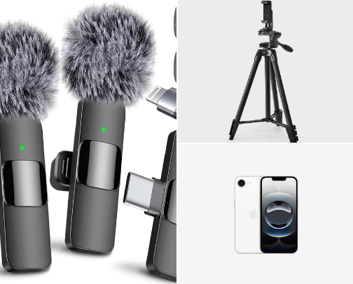 Content Creation Equipment Starter Pack📸 cover photo collage