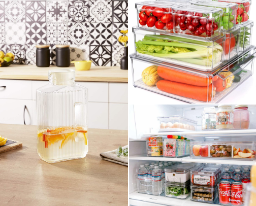 Fridge Organization Essentials cover photo collage