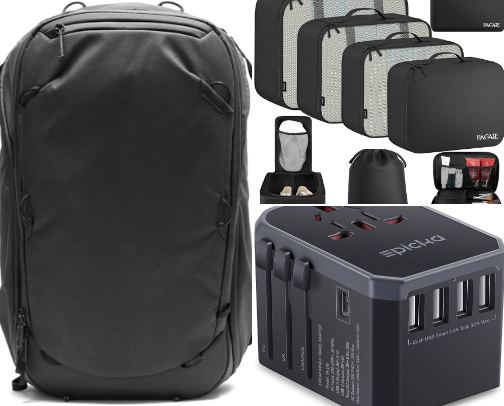 Developer Travel Setup cover photo collage