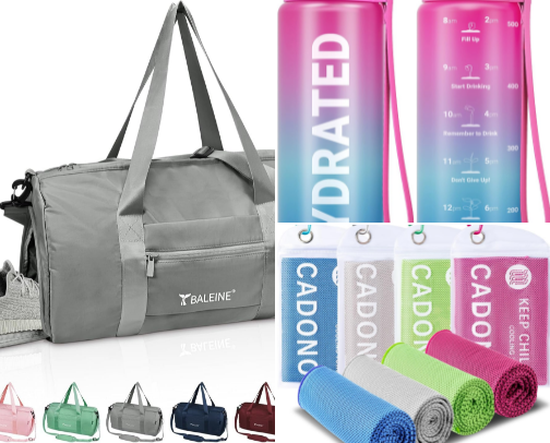 Gym Girly Essentials cover photo collage