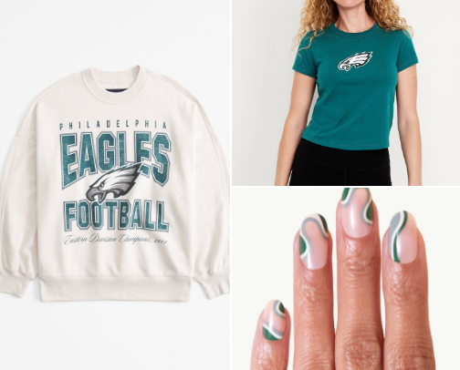Football Sunday for the Girls (Go Birds!) cover photo collage