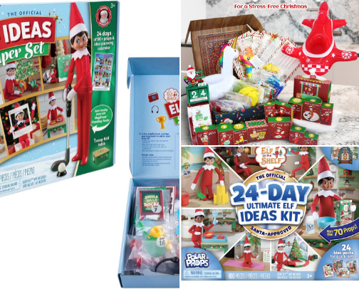 Elf on the shelf cover photo collage