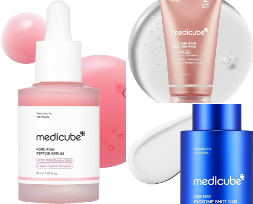 My favorite Medicube beauty recs! 🌺 cover photo collage