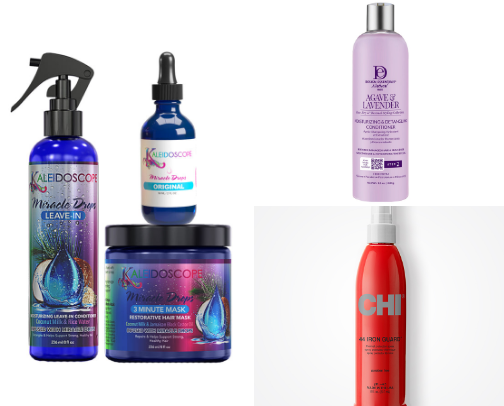 Hair products 🤎 cover photo collage