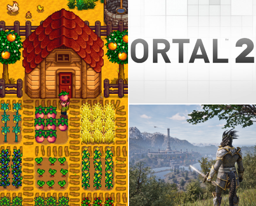 Games I love cover photo collage
