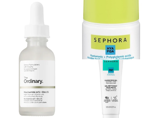 Skincare Under $30🌸 cover photo collage
