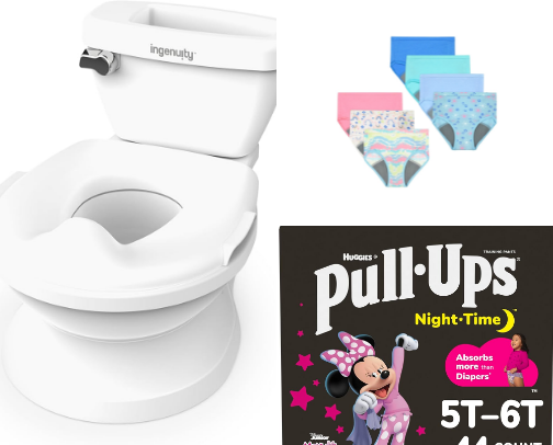 Potty training 101 cover photo collage