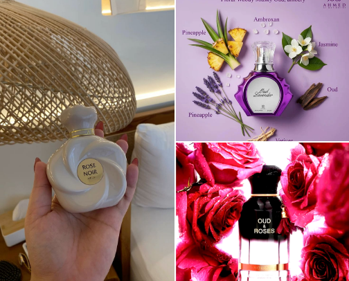 Ahmed Arabic Perfume – Long Lasting Fragrance from Madinah cover photo collage