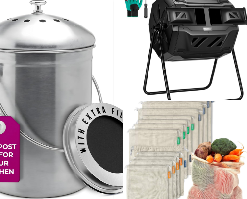 Sustainable things to save the earth cover photo collage