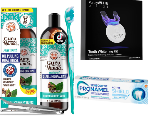 Oral hygiene must haves cover photo collage