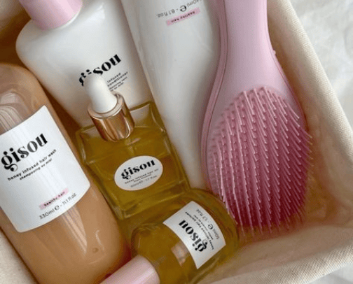 Hair Products for a healthy hair cover photo collage