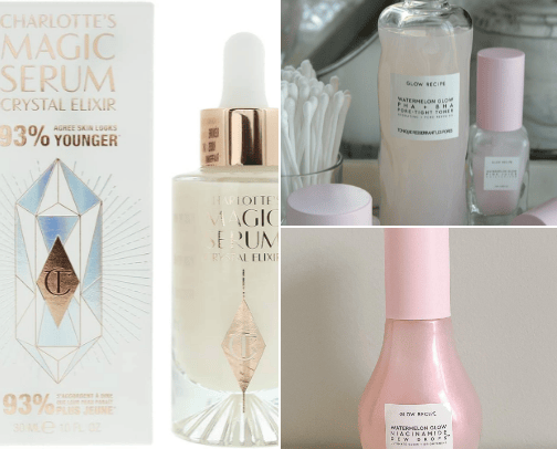 Skincare cover photo collage