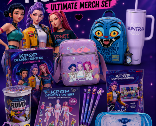 Obsessed with This Cute Kpop Demon Hunter Merch cover photo collage